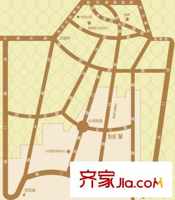 恒森自在城區(qū)位示意圖