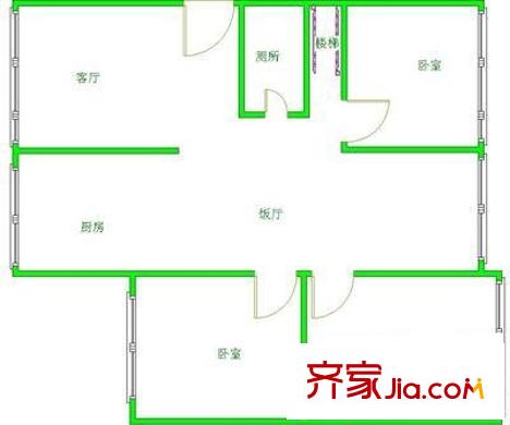 碧麗園小區(qū) 7室 戶型圖
