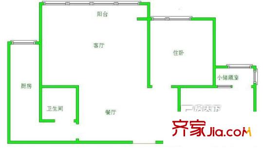 慧龍閣戶型圖01 