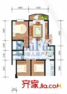 旺角金座戶型圖6棟a,b,c,d 3室2廳2衛(wèi)1廚