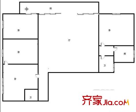 千千代公寓 戶型圖 1