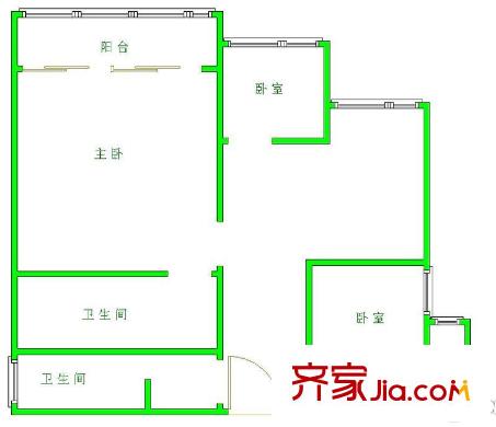 千千代公寓 戶型圖 2