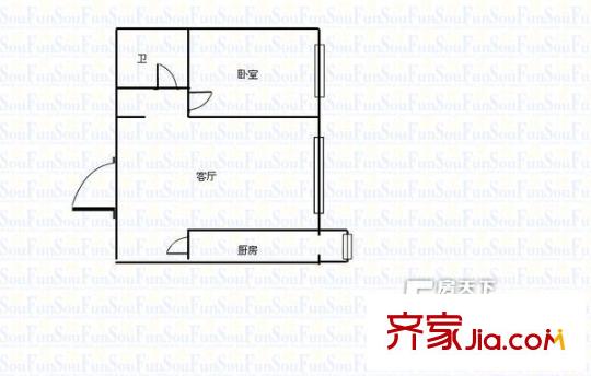 千千代公寓 戶型圖 3