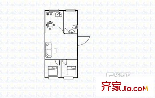 千千代公寓 戶(hù)型圖 7