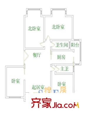 安居5號(hào) 戶型圖