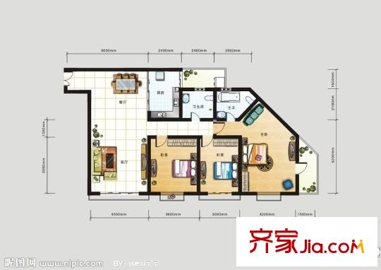 成黔花園 戶型圖 8