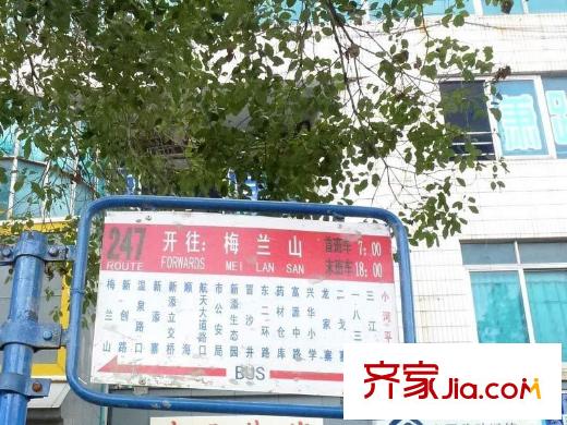 星河國際周邊交通247小河平橋站牌