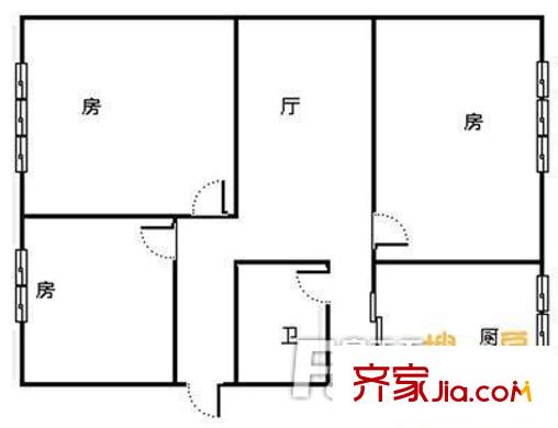 十二中教師宿舍 戶型圖4