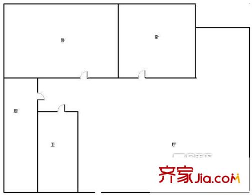 市一醫(yī)宿舍 戶型圖 1
