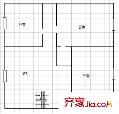 康瑞苑 4室 戶型圖