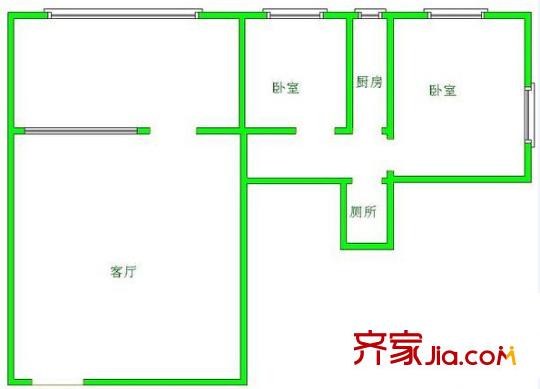 蝴蝶泉花園 戶型圖 1