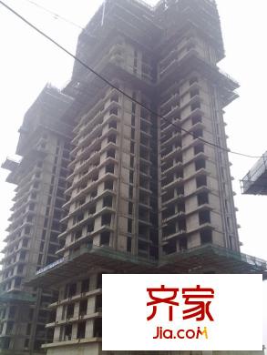 恒森自在城3號樓已封頂進(jìn)度圖（2013-01-29）