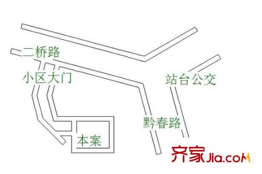 碧云山居交通圖 3室 戶型圖