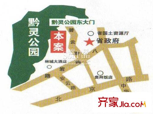 碧云山居交通圖