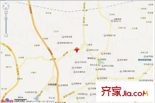 保利紫薇郡百度電子地圖