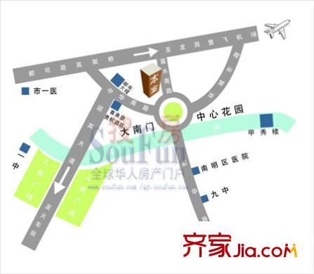 恒豐一品交通圖