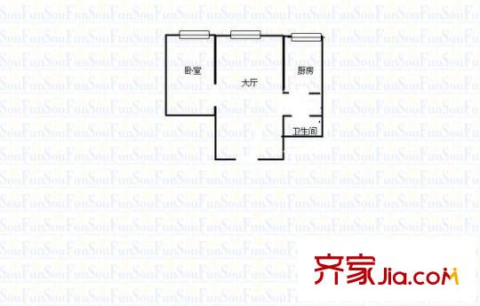 天緯南岳苑 3室 戶型圖
