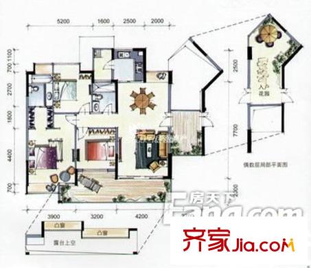 公園南路社區(qū) 戶型圖3