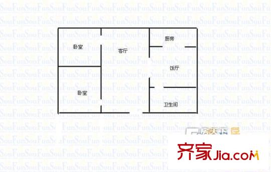 城基路商檢局宿舍 戶型圖 2