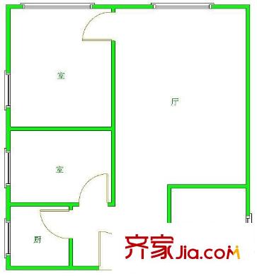銀海大廈 3室 戶型圖
