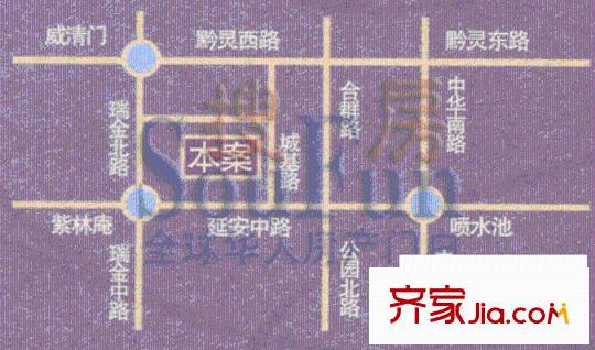 瑞源星城交通圖