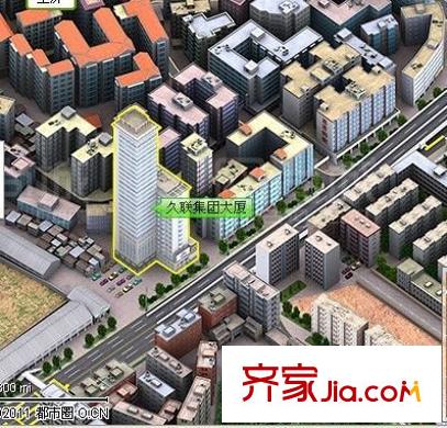 久聯(lián)華廈配套圖 3室 戶型圖