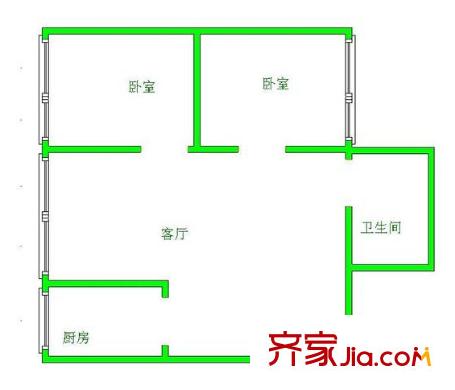 蝴蝶泉花園 戶型圖 2