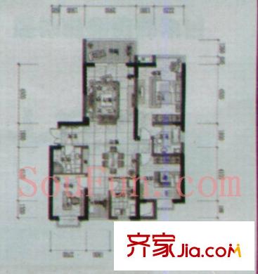 靈達(dá)欣苑_戶型圖1