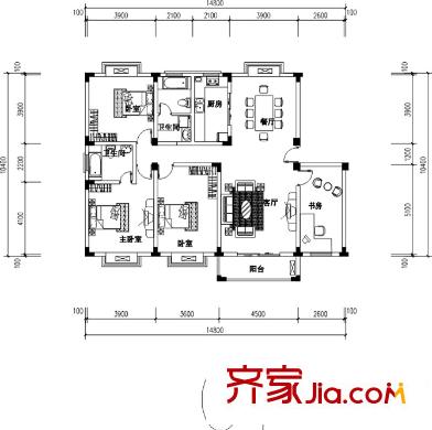 靈達(dá)欣苑 戶型圖 4