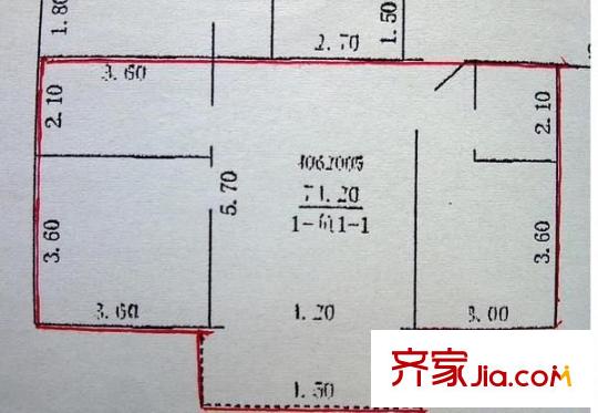 龍?；▓@ 2室 戶型圖