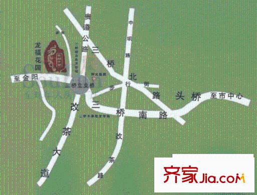 龍?；▓@交通圖