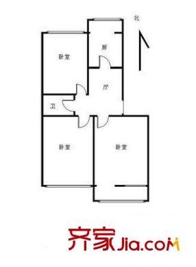 郵政小區(qū)戶型圖403151021500 3室1廳1衛(wèi)1廚