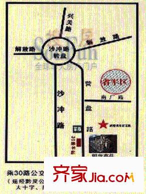 銀盤鑫苑交通圖