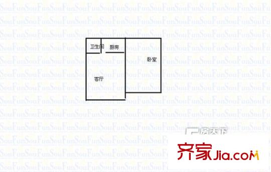 公園南路社區(qū) 戶型圖1