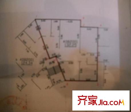 扶風(fēng)住宅小區(qū) 3室 戶型圖