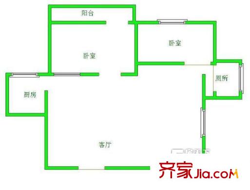 貴橡大廈 戶型圖2