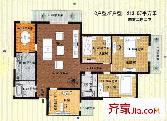金地苑 戶(hù)型圖 1