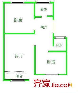 城基路商檢局宿舍 戶型圖2