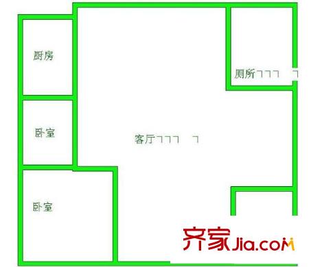 安云路小區(qū) 3室 戶型圖