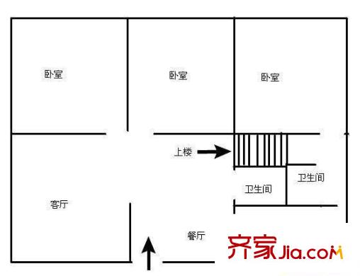 安泰小區(qū) 3室 戶型圖