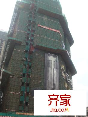 百靈時尚天地外景圖工程進(jìn)度圖（攝于2010.9）