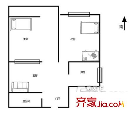 百靈時(shí)尚天地 戶型圖 5