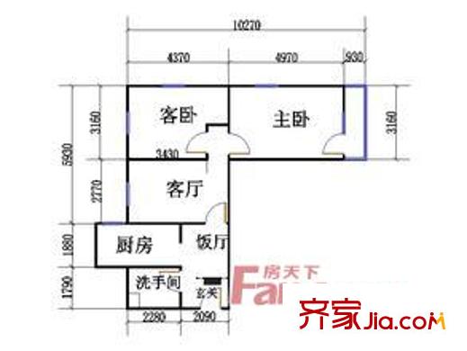 靈達(dá)欣苑 戶型圖 3