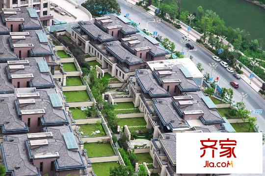 萬科玲瓏灣俯拍項目洋房(2015-04-10 )