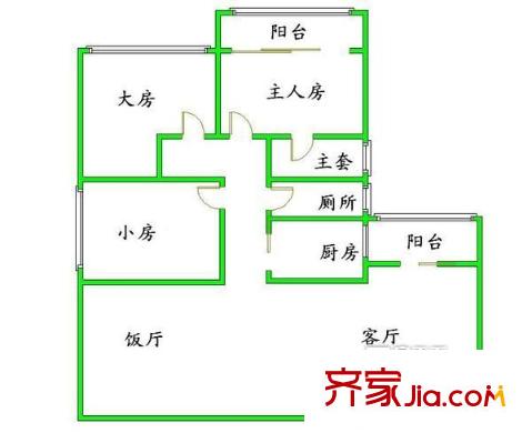 宇虹羅馬假日 戶型圖 3