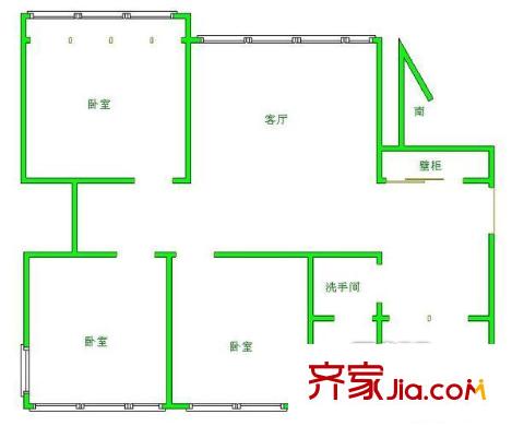 博愛公寓 戶型圖 3