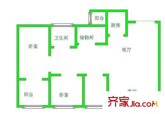 卓越時代大廈 5室 戶型圖