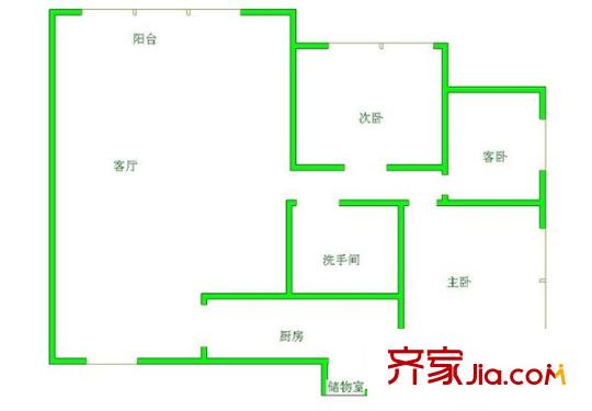 亨特國際 0室 戶型圖