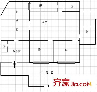 蟠桃園 3室 戶型圖