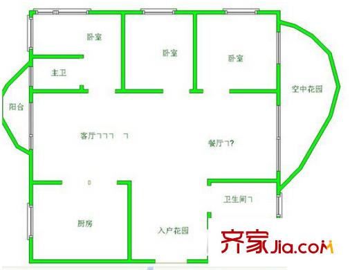 天一國(guó)際廣場(chǎng)戶型圖4